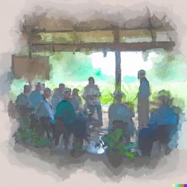 Styrelsesmöte - (DALL-E)